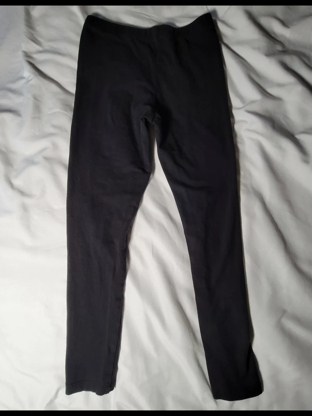 The Children's Place Solid Black Girls Leggings- Size M (7/8)